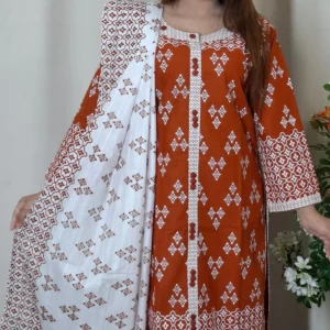 আড়ং কটন থ্রি-পিস (Code: BO-014)