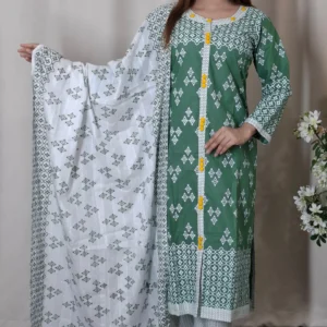 আড়ং কটন থ্রি-পিস (Code: BO-015)
