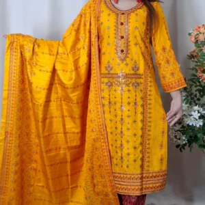 আড়ং কটন থ্রি-পিস (Code: BO-010)