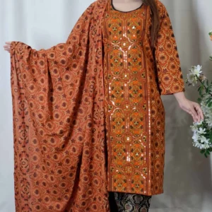 আড়ং কটন থ্রি-পিস (Code: BO-006)