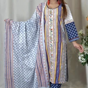 আড়ং কটন থ্রি-পিস (Code: BO-004)