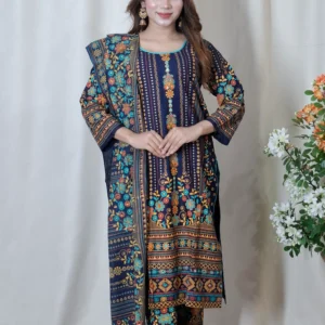 আড়ং কটন থ্রি-পিস (Code: BO-024)