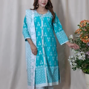 আড়ং কটন থ্রি-পিস (Code: BO-022)