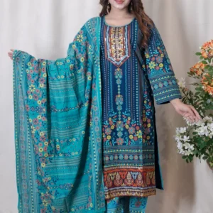 আড়ং কটন থ্রি-পিস (Code: BO-021)