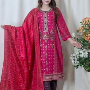 আড়ং কটন থ্রি-পিস (Code: BO-019)